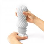 Мастурбатор Tenga Flex Rocky Black зі змінною інтенсивністю, можна скручувати