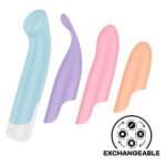 Набір 4-в-1 Satisfyer Playful Four, вібратор та 4 насадки, 12 режимів