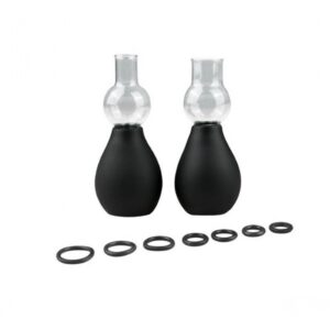 Вакуумні стимулятори для сосків EasyToys Black