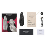 Вакуумний стимулятор клітора Womanizer Marilyn Monroe Black Marble