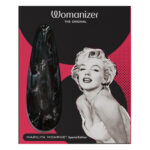 Вакуумний стимулятор клітора Womanizer Marilyn Monroe Black Marble