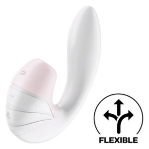 Вакуумний вібратор Satisfyer Supernova White, 2 положення стовбура