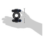 Ерекційне кільце з вібрацією Vibrating Double C-Ring - Black
