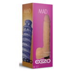 Вібратор реалістичний EGZO MAD Ciberskin Fiery Lover на батарейках