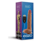Вібратор реалістичний з дротом EGZO MAD Evolution Trouble Free Lover на присосці
