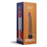 Вібратор реалістичний EGZO MAD Ciberskin Voluptuous Lover на батарейках