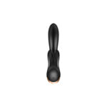 Смарт вібратор-кролик із подвійним відростком Satisfyer Double Flex Black