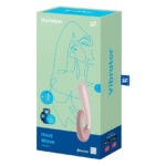 Смарт вібратор-кролик із підігрівом Satisfyer Heat Wave Mauve