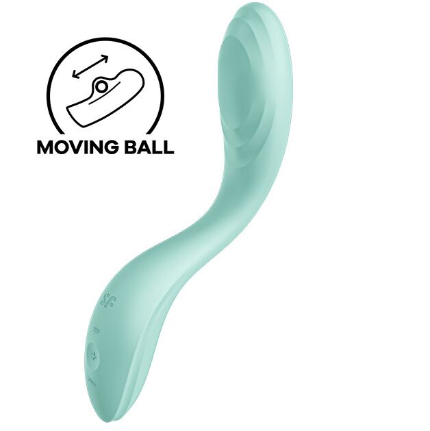 Вібратор із перлинною стимуляцією точки G Satisfyer Rrrolling Pleasure Mint Вібратор із перлинною стимуляцією точки G Satisfyer Rrrolling Pleasure Mint