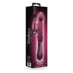 Пульсатор для точки G Blush Temptasia – Trixie Thrusting Dildo – Wine Red, 3 швидкості