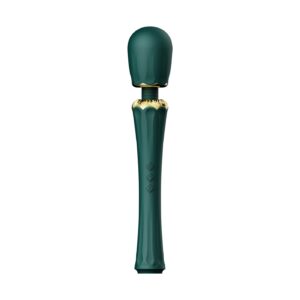Вібратор мікрофон з насадками Zalo Kyro Wand Turquoise Green