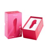 Потужна віброкуля Tango X Cherry Red by We-Vibe, 7 режимів вібрації, 8 рівнів інтенсивності