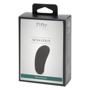Вібратор для клітора Sensation Fifty Shades Of Grey, чорний, 8 х 3 см