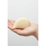Вібратор для клітора у формі черепашки Iroha+ Kushi від Tenga, медичний силікон, бежевий