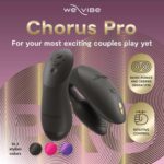Смарт-вібратор для пар We-Vibe Chorus Pro Satin Black
