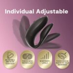 Смарт-вібратор для пар We-Vibe Chorus Pro Satin Black