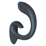 Вагінально-кліторальний вібратор Satisfyer G for Goddess 1 Dark Grey, 2 мотори