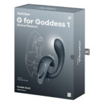Вагінально-кліторальний вібратор Satisfyer G for Goddess 1 Dark Grey, 2 мотори
