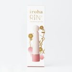 Вібратор для точки G Iroha Rin + Tenga, медичний силікон, рожевий, колір: білий / рожевий