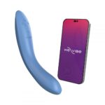 Смарт-вібратор We-Vibe Rave 2 Twisted Pleasure Blue, для точки G та входу в піхву, 2 мотори