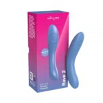 Смарт-вібратор We-Vibe Rave 2 Twisted Pleasure Blue, для точки G та входу в піхву, 2 мотори