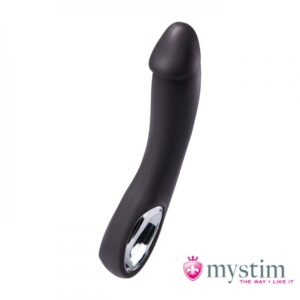 Вібратор-електростимулятор Mystim, чорний, 27 х 4.5 см