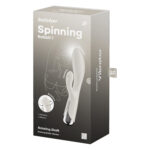 Вібратор-кролик з ротацією Satisfyer Spinning Rabbit 1 Beige, 3 мотори