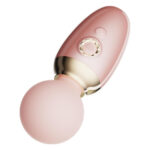 Смарт-вібромасажер Zalo – AVA Sakura Pink, 8 режимів, підігрів, та