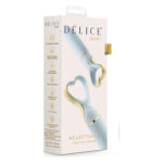 Вібратор міні класичний Blush Delice Heartthrob із рельєфом, блакитний