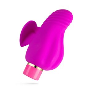 Вібратор на палець із рельєфом Aria Blush, силіконовий, рожевий