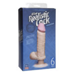 Вібратор з присоскою Vibrating Realistic 6 Inch Ultraskyn Ur3 Cock - White
