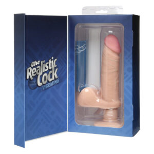 Вібратор з присоскою Vibrating Realistic 6 Inch Ultraskyn Ur3 Cock - White