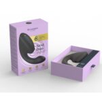 Подвійний вакуумний кліторальний стимулятор з вібрацією Womanizer Next Duo - Black