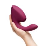 Подвійний вакуумний кліторальний стимулятор з вібрацією Womanizer Next Duo - Dusky Pink
