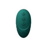 Смарт-вібратор у трусики Zalo - AYA Turquoise Green, насадка та пульт ДК