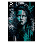 Вібромасажер DOXY Die Cast 3 ROSE PATTERN, живлення 220В, металевий корпус