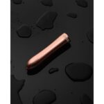 Потужна віброкуля DOXY ROSE GOLD у металевому кейсі, ультрагладенька, 7 режимів