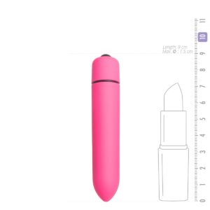 Віброкуля Easytoys, рожева, 9 х 1.5 см, колір: рожевий