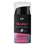 Рідкий вібратор INTT Vibration Cotton Candy зі смаком солодкої вати, 15 мл