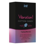 Рідкий вібратор INTT Vibration Cotton Candy зі смаком солодкої вати, 15 мл