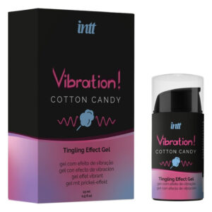 Рідкий вібратор INTT Vibration Cotton Candy зі смаком солодкої вати, 15 мл
