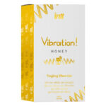 Рідкий вібратор Intt Vibration Honey (15 мл), густий гель, дуже смачний, діє до 30 хвилин