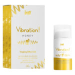 Рідкий вібратор Intt Vibration Honey (15 мл), густий гель, дуже смачний, діє до 30 хвилин