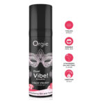 Рідкий вібратор Orgie Dual Vibe! Strawberry Gin & Tonic Kissable Liquid Vibrator, 15 мл