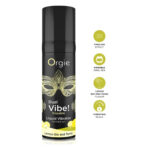 Рідкий вібратор Orgie Dual Vibe! Lemon Gin And Tonic Kissable Liquid Vibrator, 15 мл